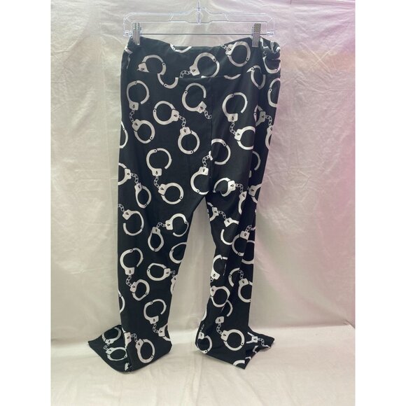 DreamLegs  Tall & Curvy Gray Hand Cuff Leggings. - Picture 3 of 4